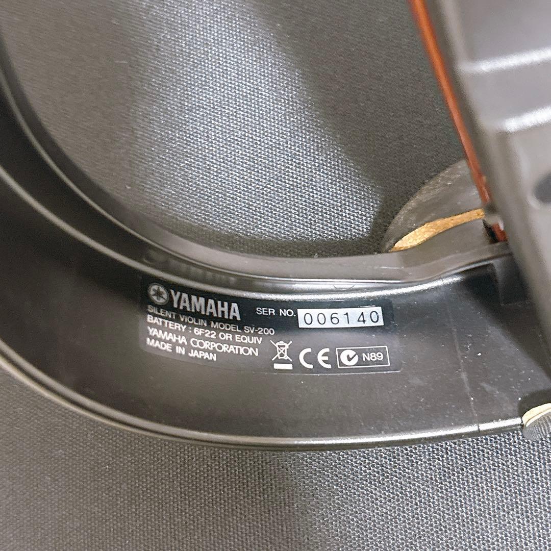 【楽器店簡易調整済み】YAMAHA ヤマハ サイレントバイオリン SV-200