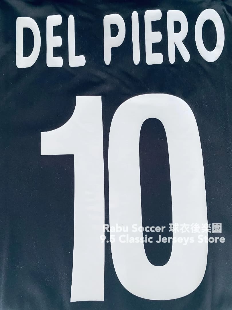 ユベントス 01/02 アウェイ ユニフォーム #10 デル・ピエロ
