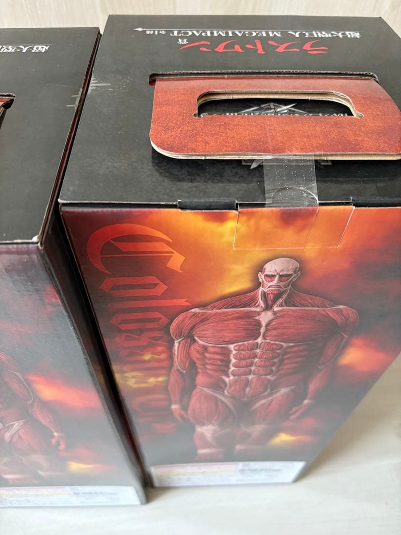 進撃の巨人 MEGA IMPACT 一番くじ　超大型巨人　ラストワン　2体