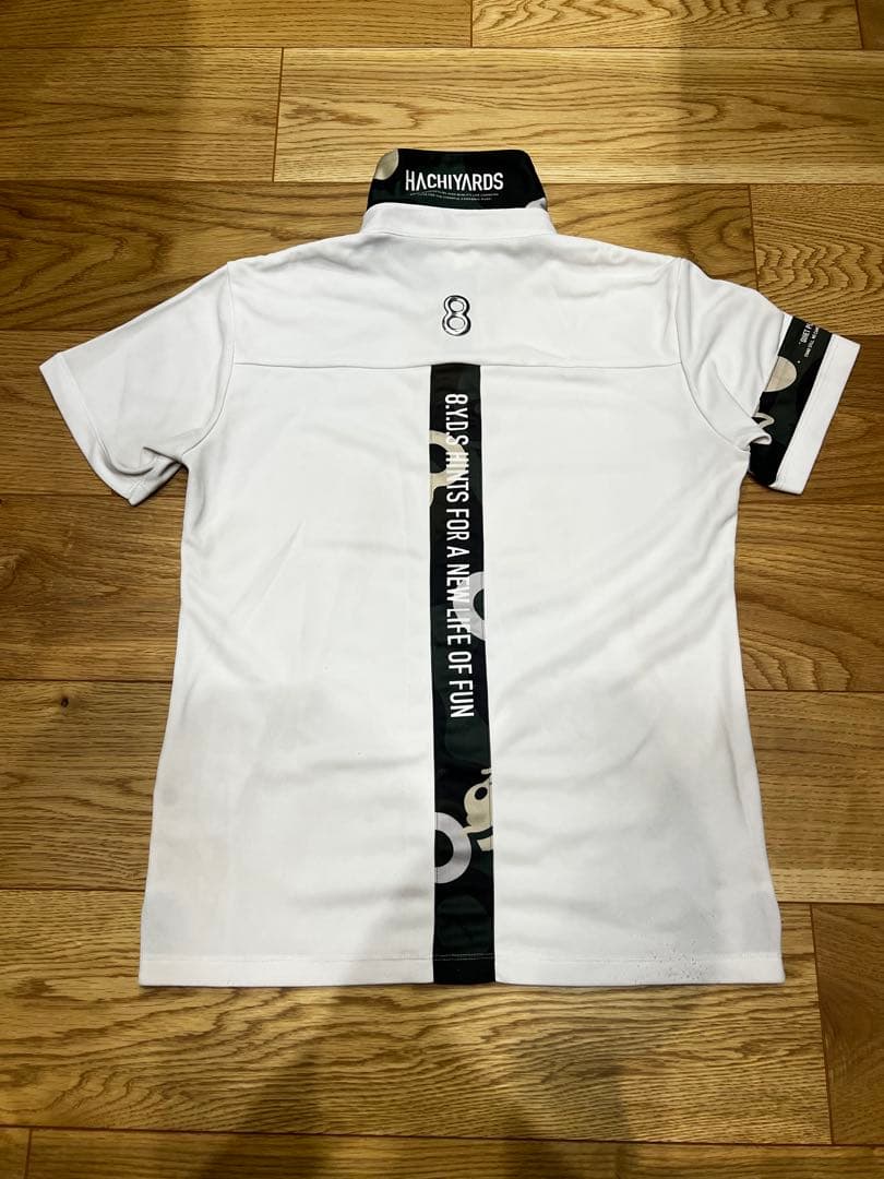 デリ男様　ホワイトポロシャツ 8 HACHYARDS Mサイズ