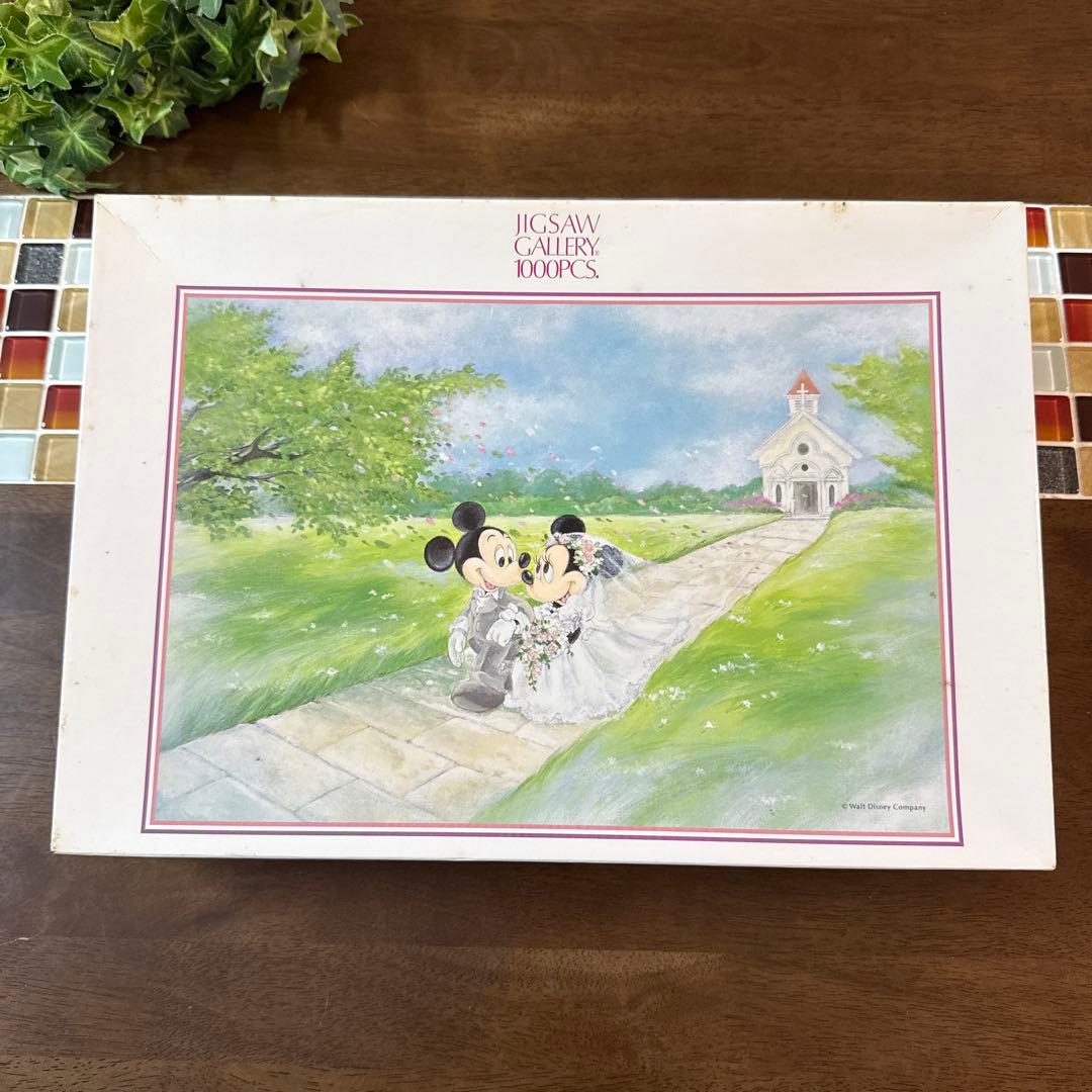 【未使用】ミッキー＆ミニー　そよ風のウェディング　ジグソーパズル　1000ピース