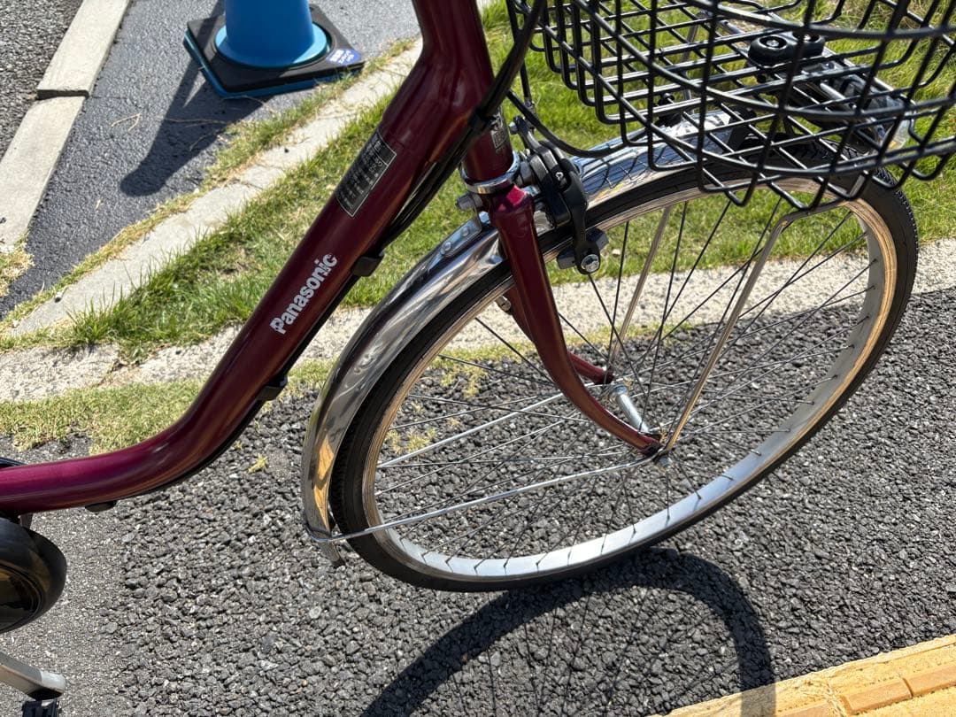 中古Panasonic電動アシスト自転車　13.2Ah4点灯　大阪