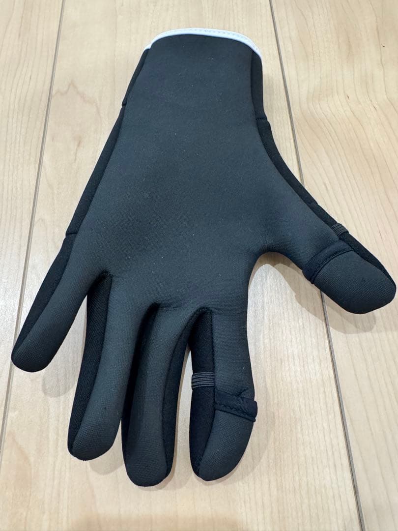 ジャクソン JS 耐久撥水ハーフジップパーカー ブラック M と防寒手袋