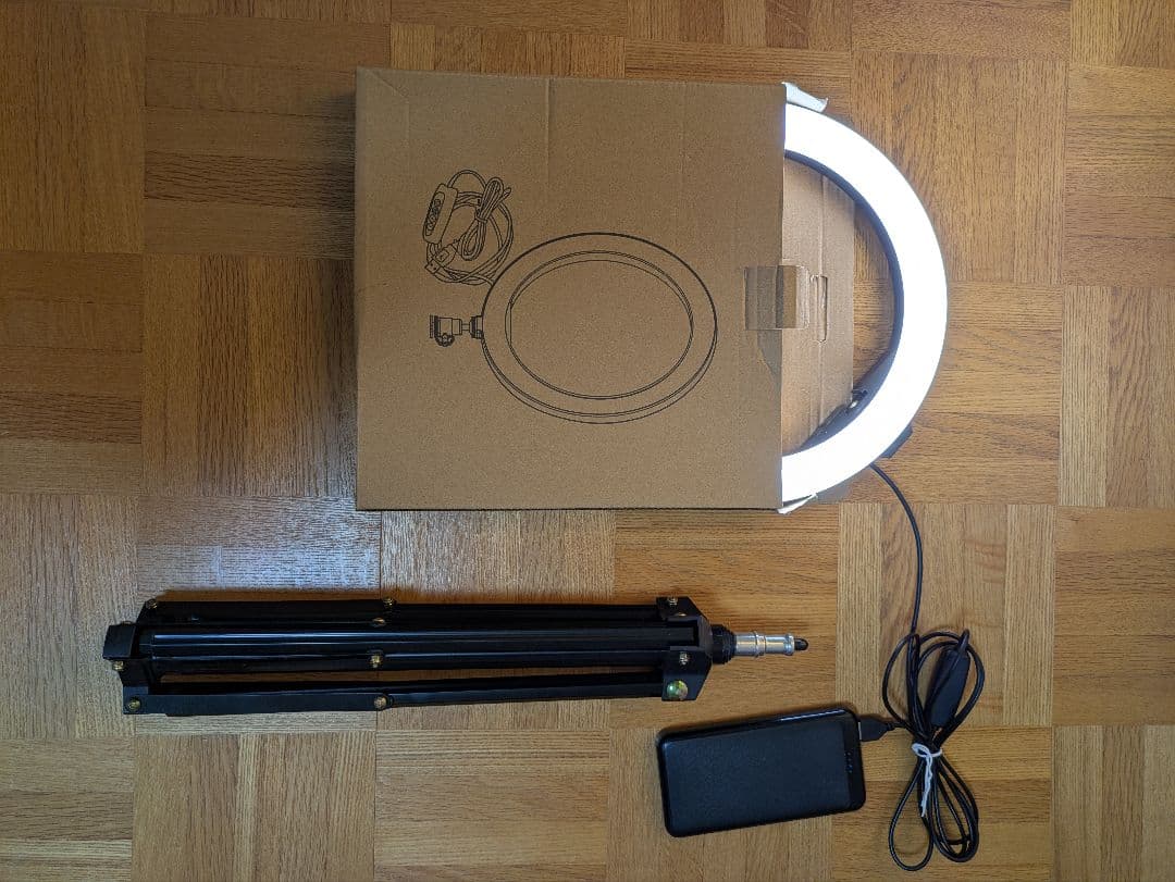 マイク、ミキサー、LEDリングライトセット