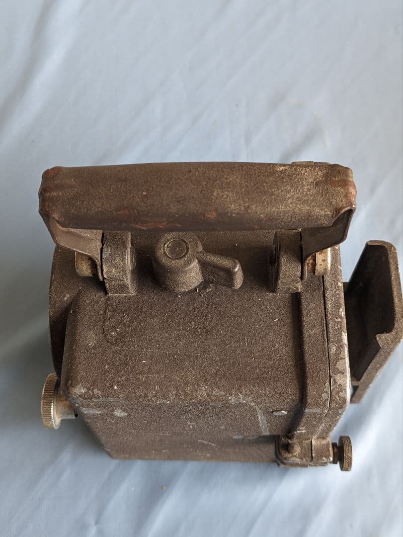 フランスアンティーク 国鉄 SNCF 手信号 レッドシグナルランプ 1950年