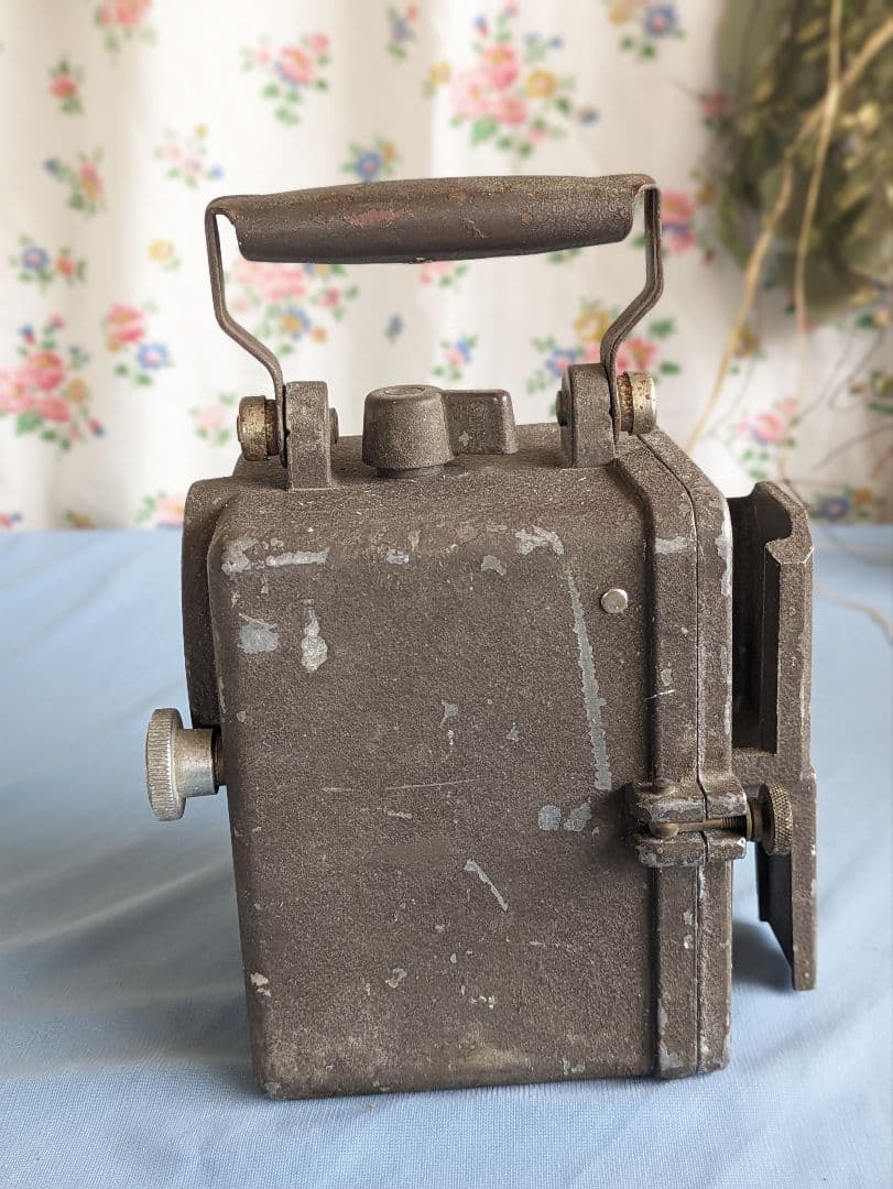 フランスアンティーク 国鉄 SNCF 手信号 レッドシグナルランプ 1950年