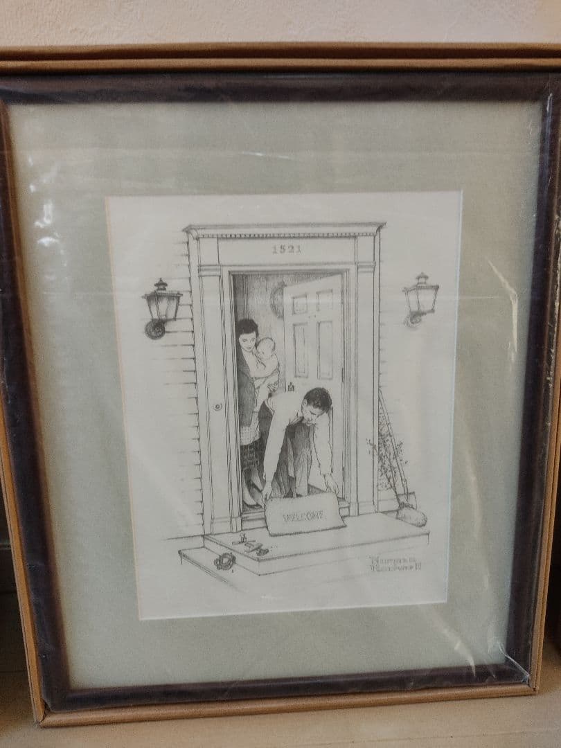 絵画アート『ノーマンロックウェル』3点セット