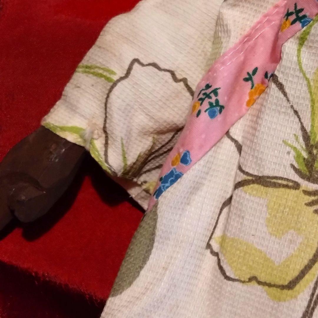 中国ヴィンテージ　ドール　木製　パペット人形