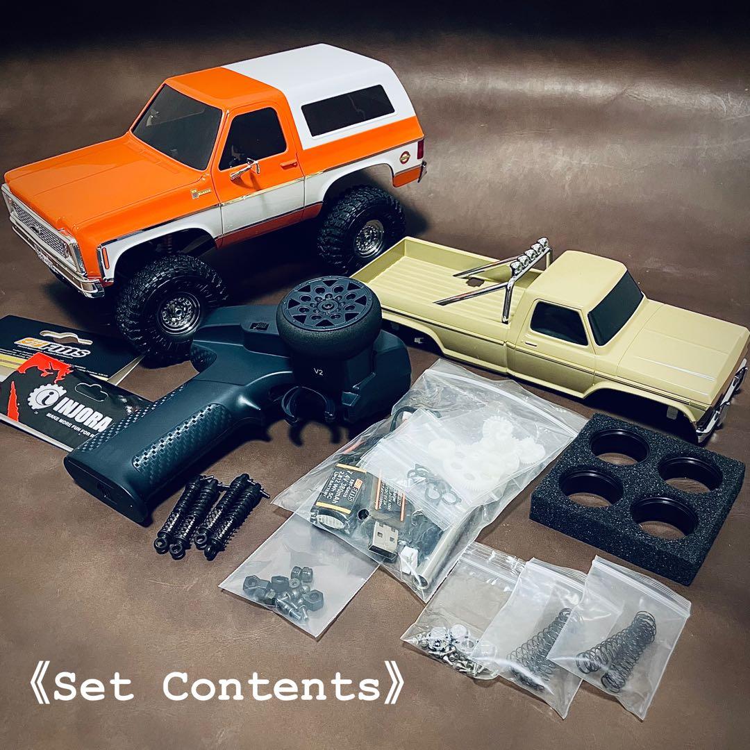 【FMS】 1/24 シボレー ブレイザー k5 セット　スマッシャーボディ付き