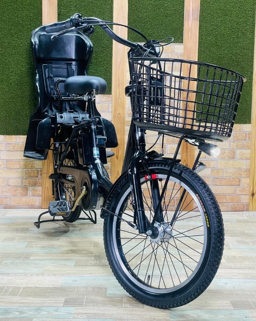 マット系ブラック 王様 ギュットアニーズ子供乗せ電動アシスト自転車 H3391