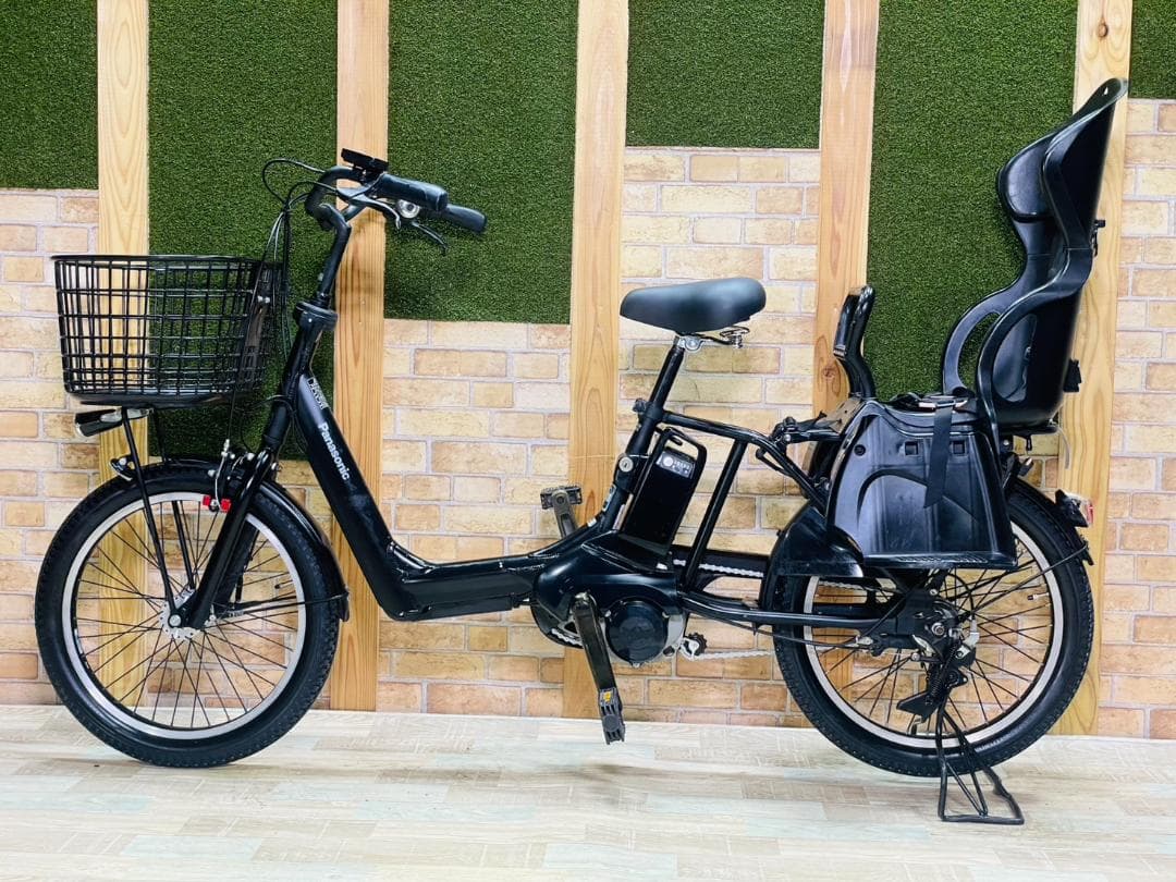 マット系ブラック 王様 ギュットアニーズ子供乗せ電動アシスト自転車 H3391