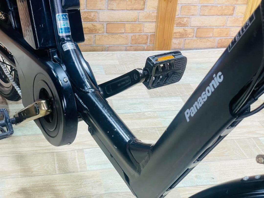 マット系ブラック 王様 ギュットアニーズ子供乗せ電動アシスト自転車 H3391