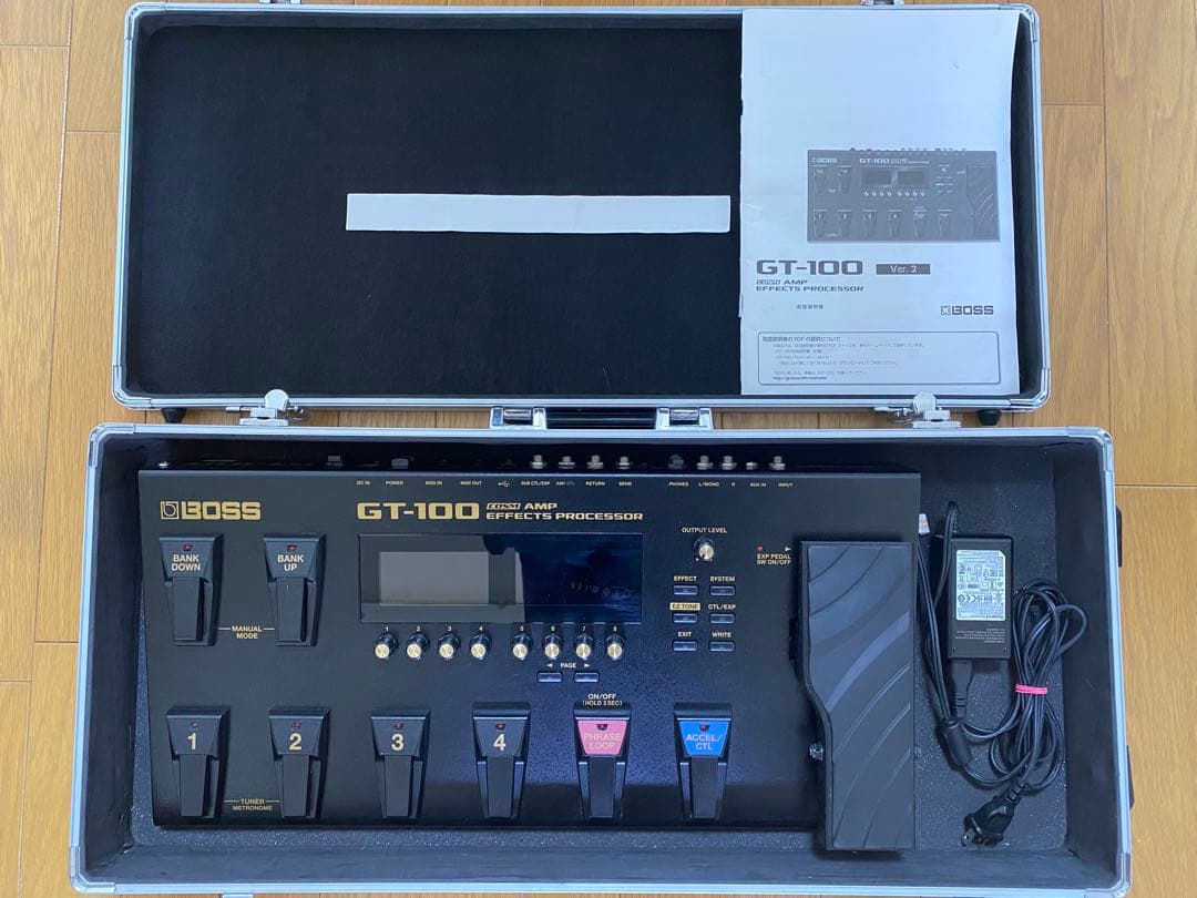 YAMAHA、BOSS GT-100 純正ACアダプタ　エフェクターケース