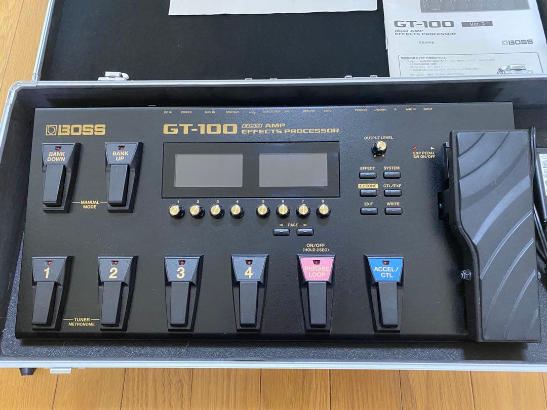 YAMAHA、BOSS GT-100 純正ACアダプタ　エフェクターケース