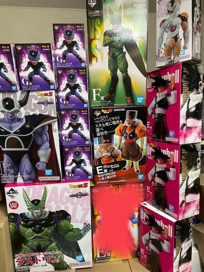 ドラゴンボール　一番くじ　フィギュア　パーツ　セル　悟飯　クウラ　ブロリー