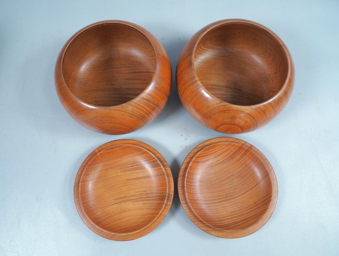 【宮崎県】日向特製蛤碁石38号/欅碁笥/碁笥箱セット