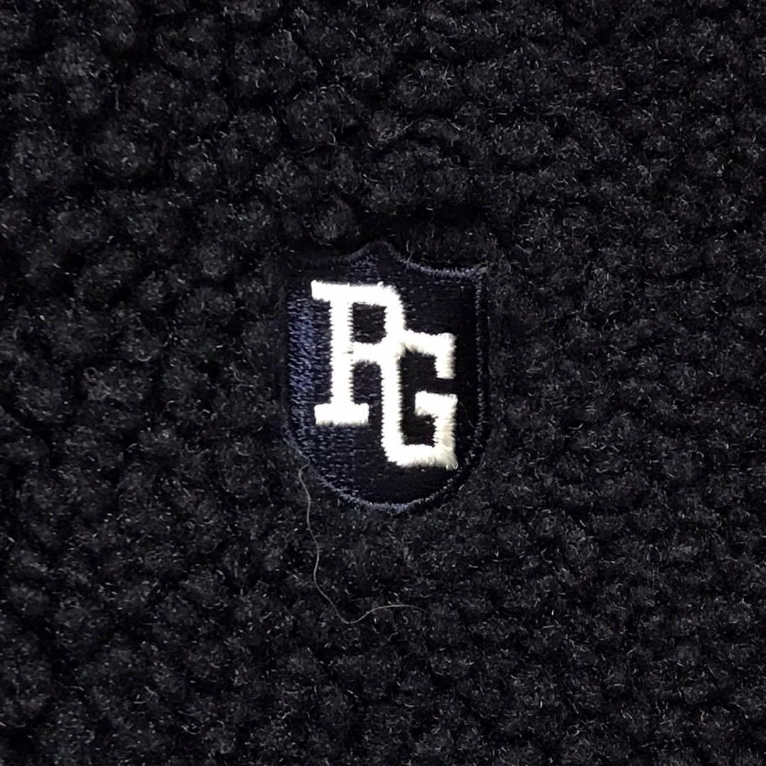 PEARLY GATES パーラーゲイツ　ボアジップベスト　刺繍ロゴ　4