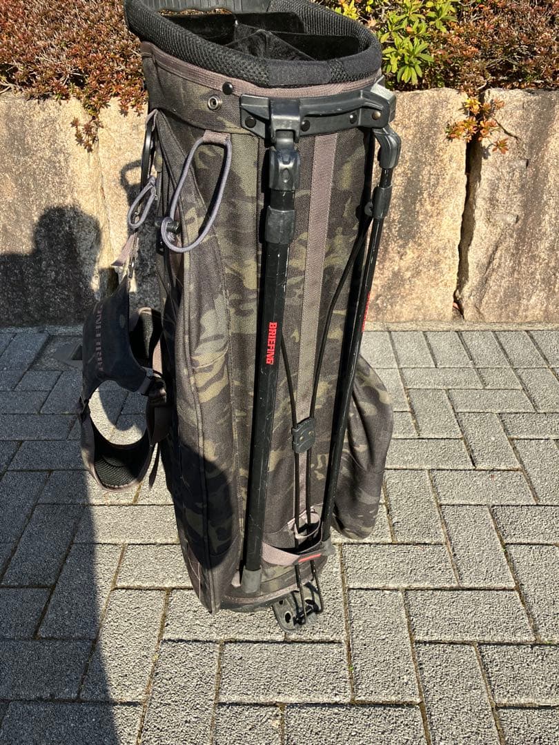 ブリーフィングゴルフ　キャディバッグ CR-4 #02 マルチカモブラック