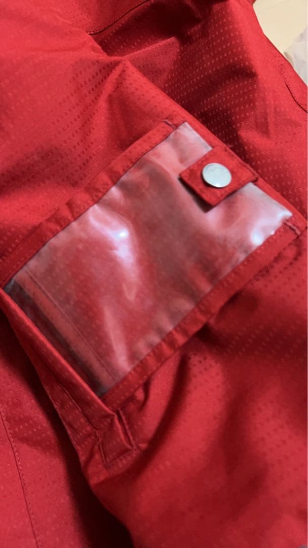 【美品】ellesse 赤 スキーウェア ニット帽付き