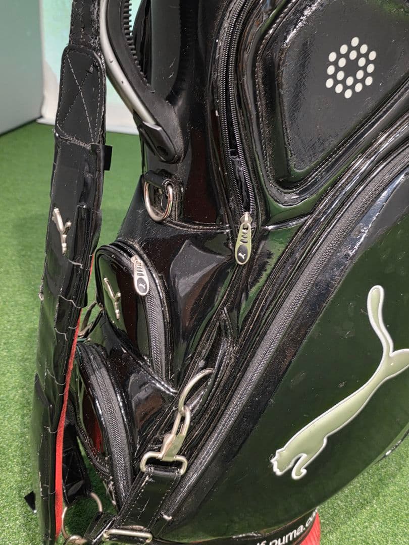 PUMA プーマ エナメル キャディバッグ CB ツアー プロフェッショナル