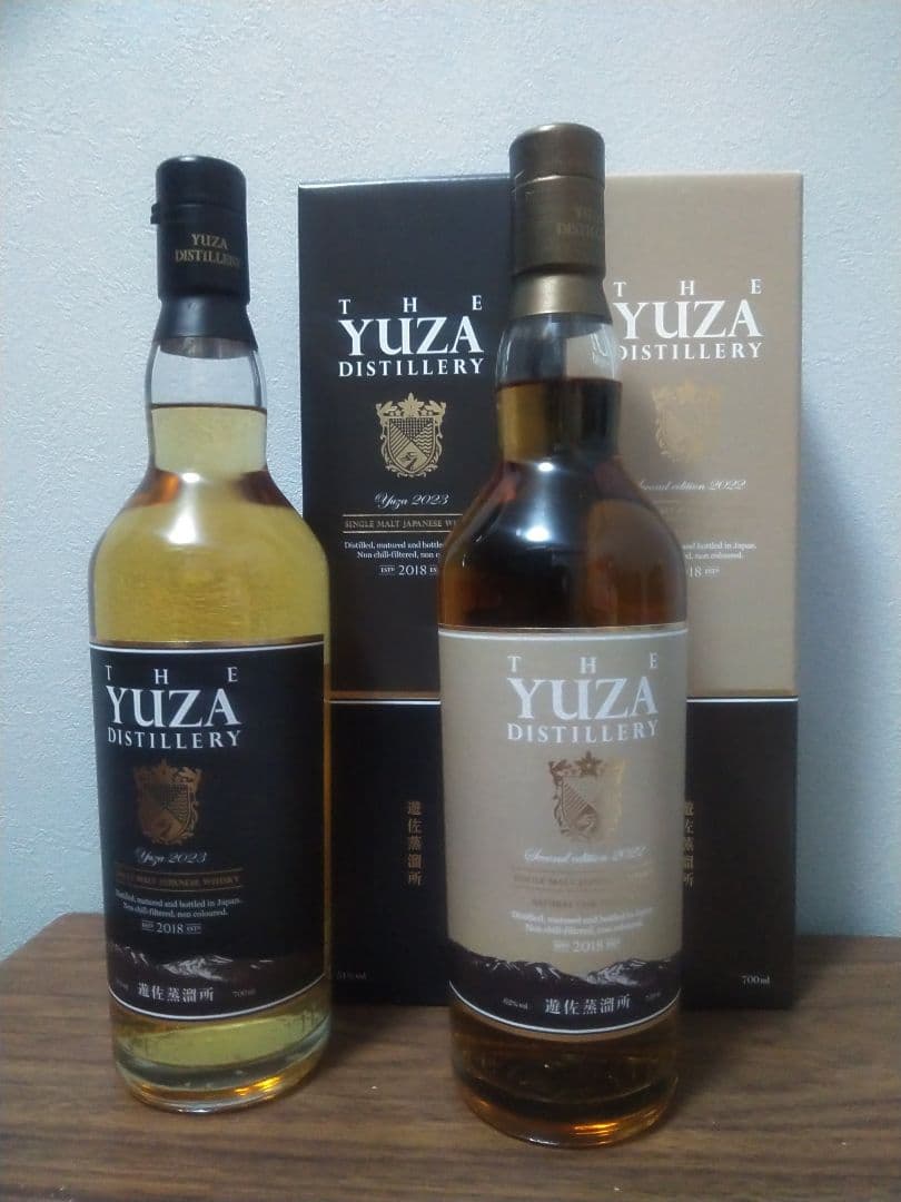 【限定】遊佐 THE YUZA シングルモルト　2022＆2023　2本セット