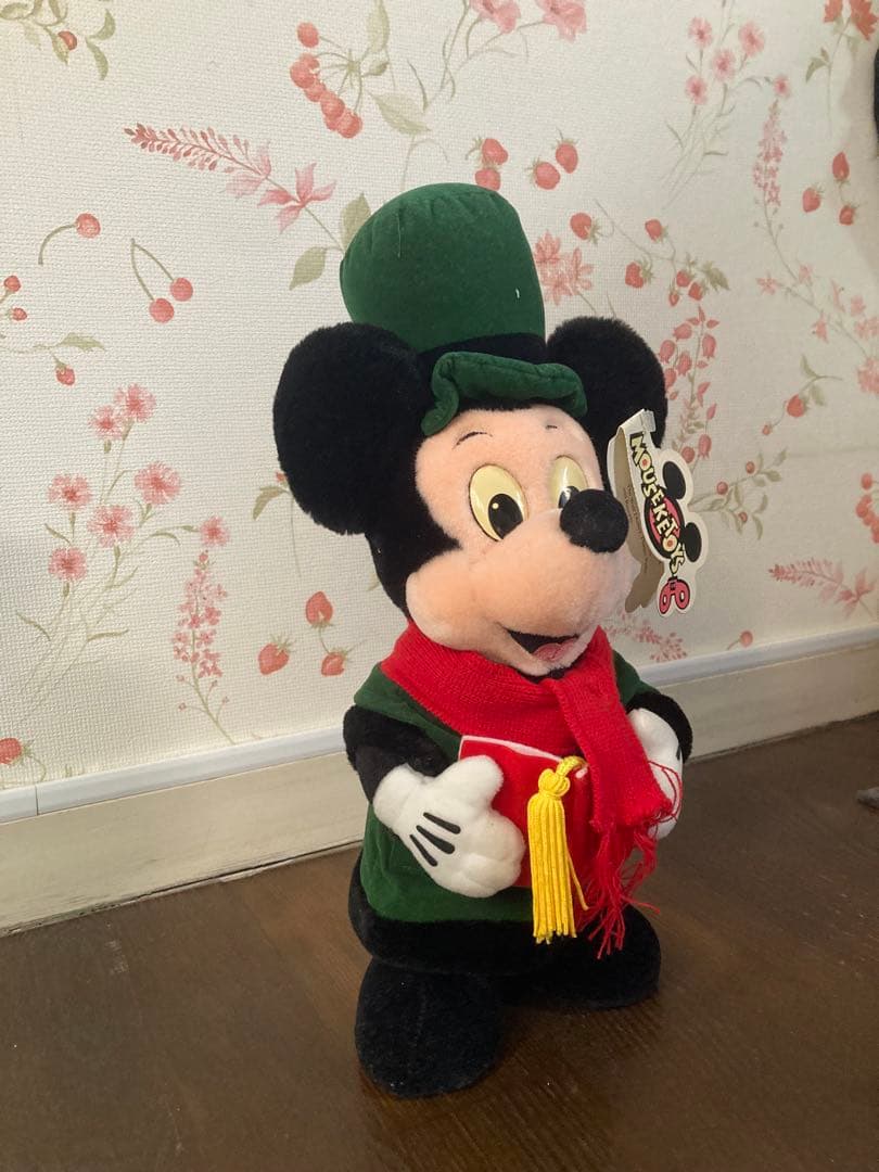 ミッキーマウス　レトロ　ぬいぐるみ　聖歌隊