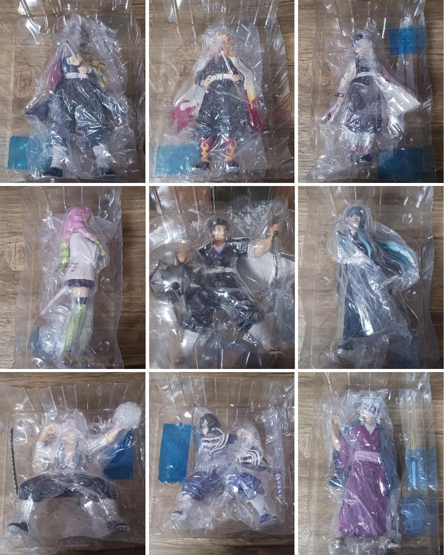 鬼滅の刃　フィギュア　一番くじ　柱9体セット　開封品