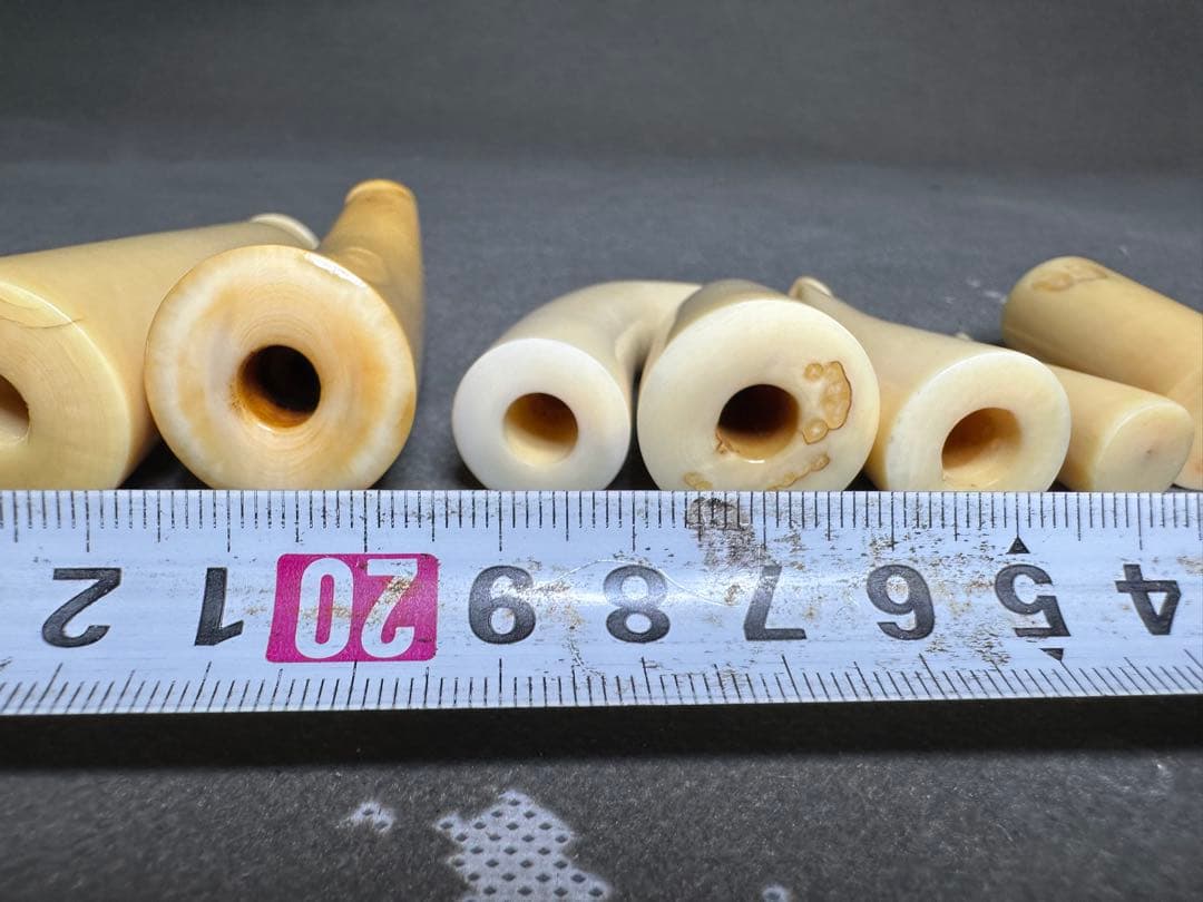 鯨歯　マッコウクジラ　煙管 パイプ　喫煙具天然素材　アンティーク　骨董