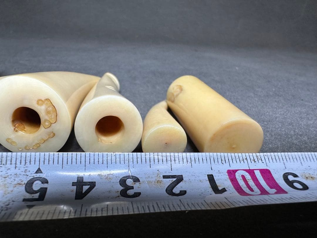 鯨歯　マッコウクジラ　煙管 パイプ　喫煙具天然素材　アンティーク　骨董