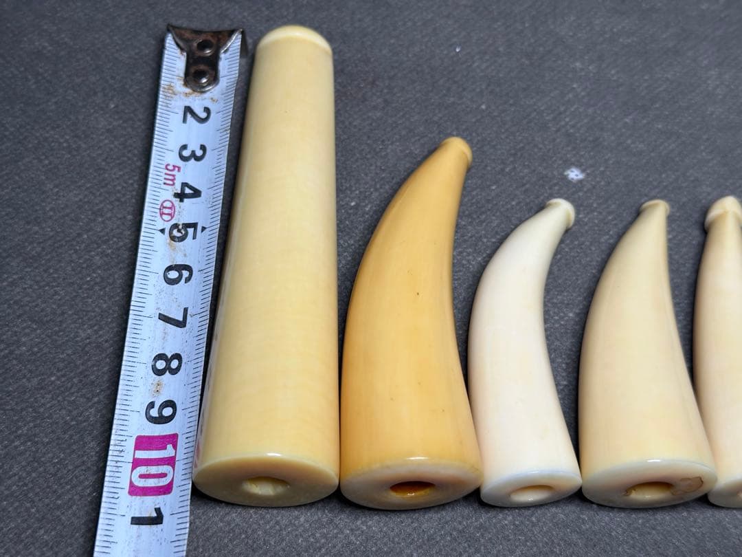 鯨歯　マッコウクジラ　煙管 パイプ　喫煙具天然素材　アンティーク　骨董