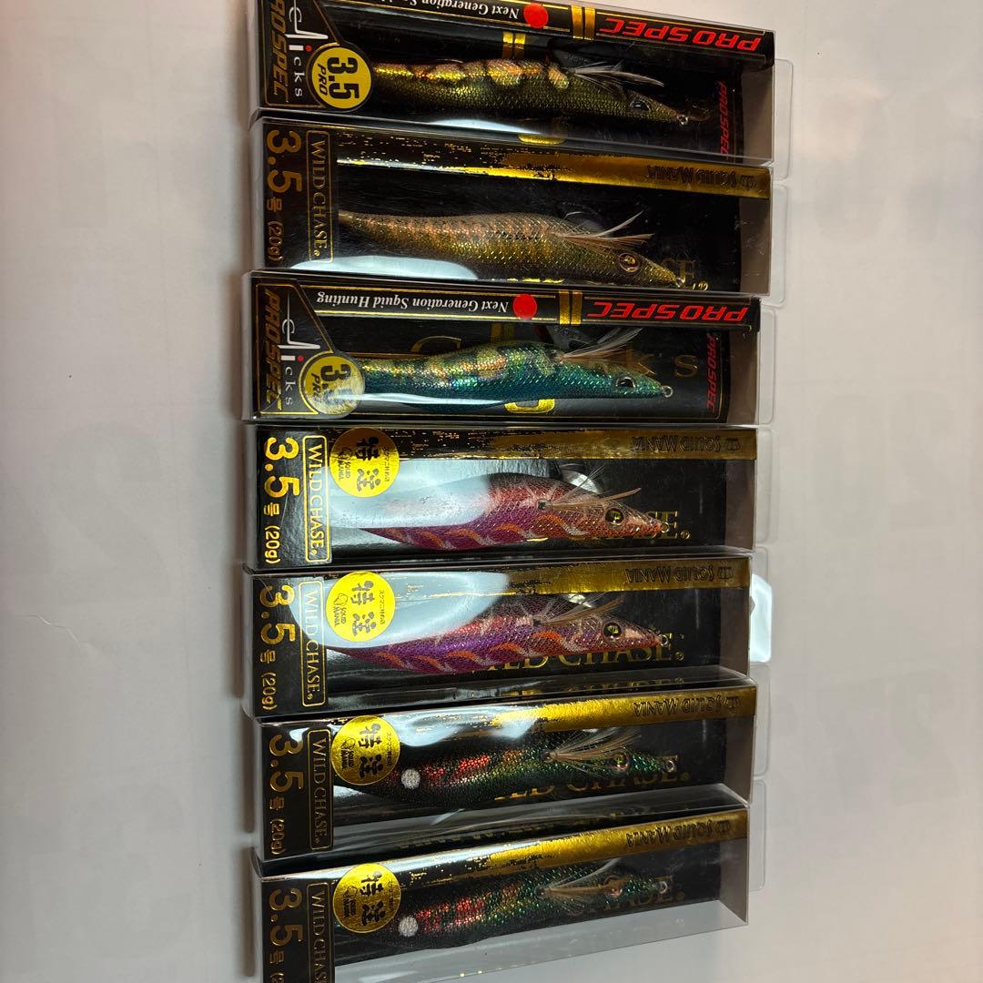 エギ 3.5号 多色セット（エギ王•スクイッドマニア）