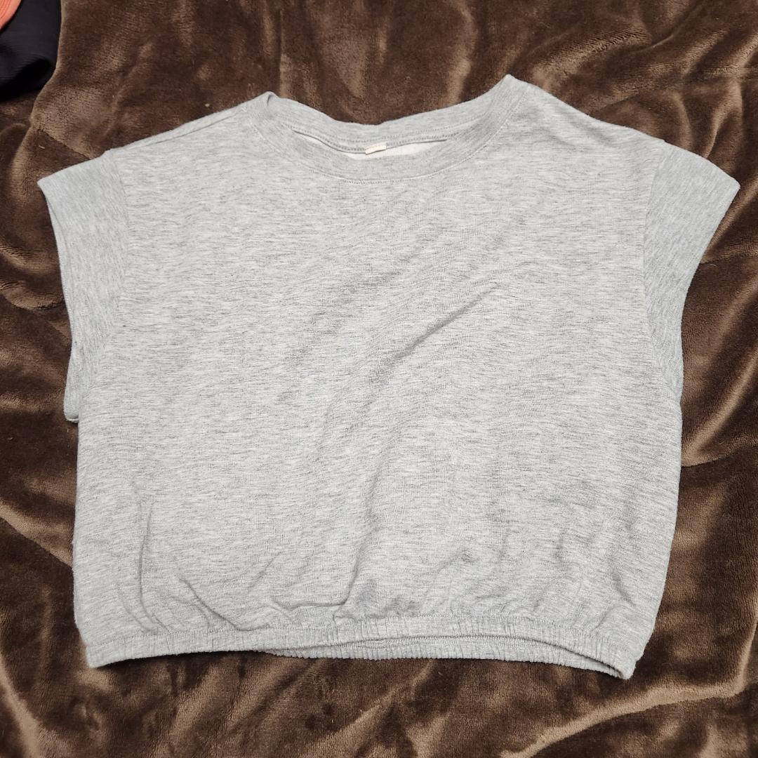 alo yoga Dream Crop Short Sleeve M ドーブグレ