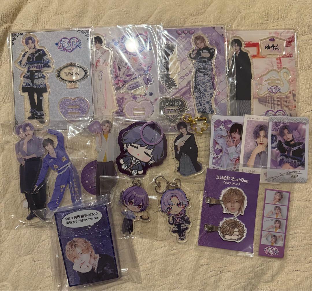 らぶしっく ゆそん グッズ まとめ売り アクスタ アクキー チェキケース