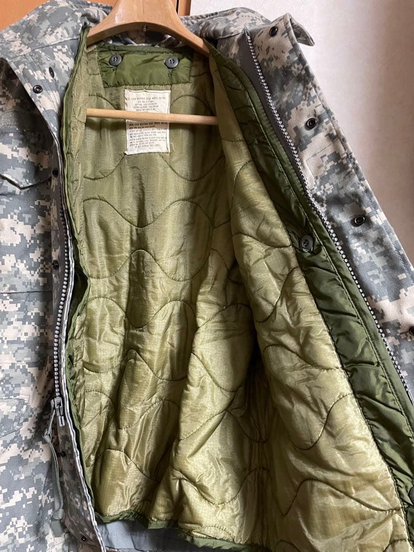 キルトライナー付　M-65 フィールドジャケット　フード内蔵　米軍