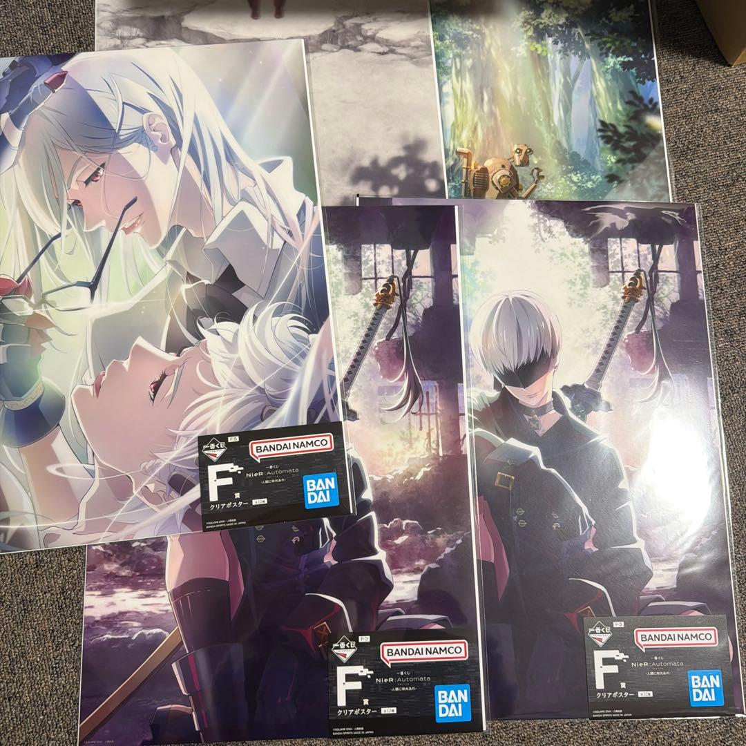 ニーアオートマタ　一番くじ　ラストワン賞、B賞、C賞　おまけ付き