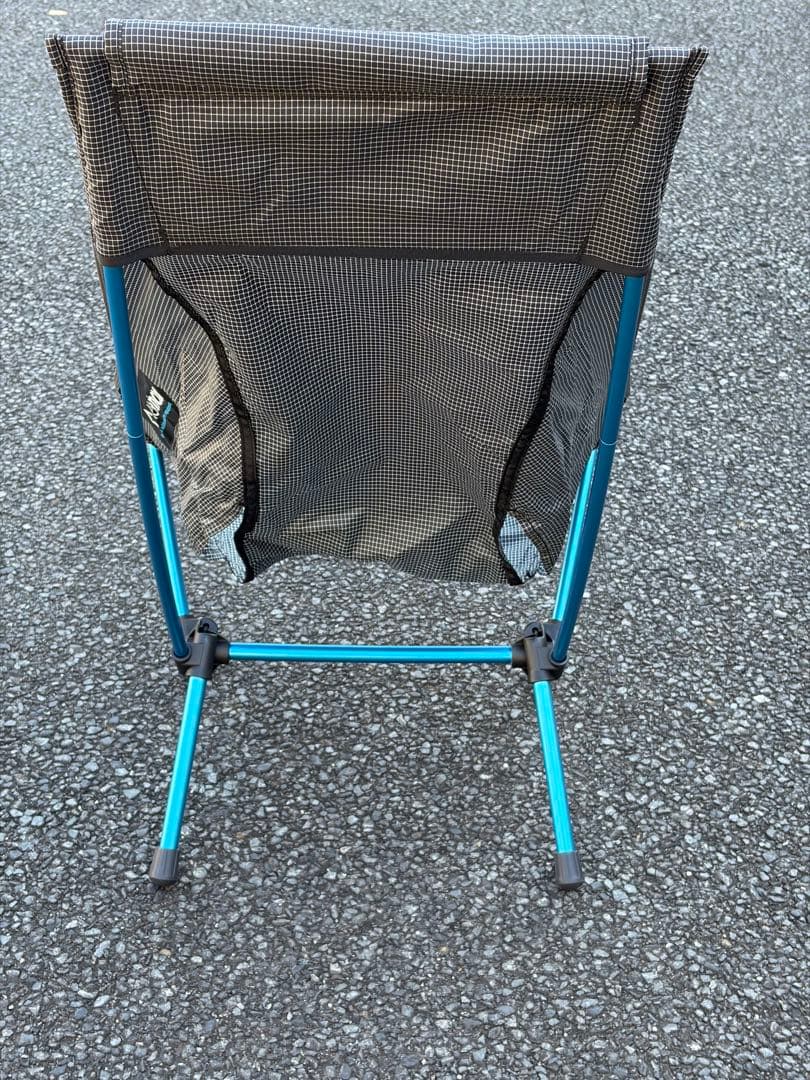Helinox チェアゼロハイバック　ほぼ未使用　アウトドアチェア グレー/青
