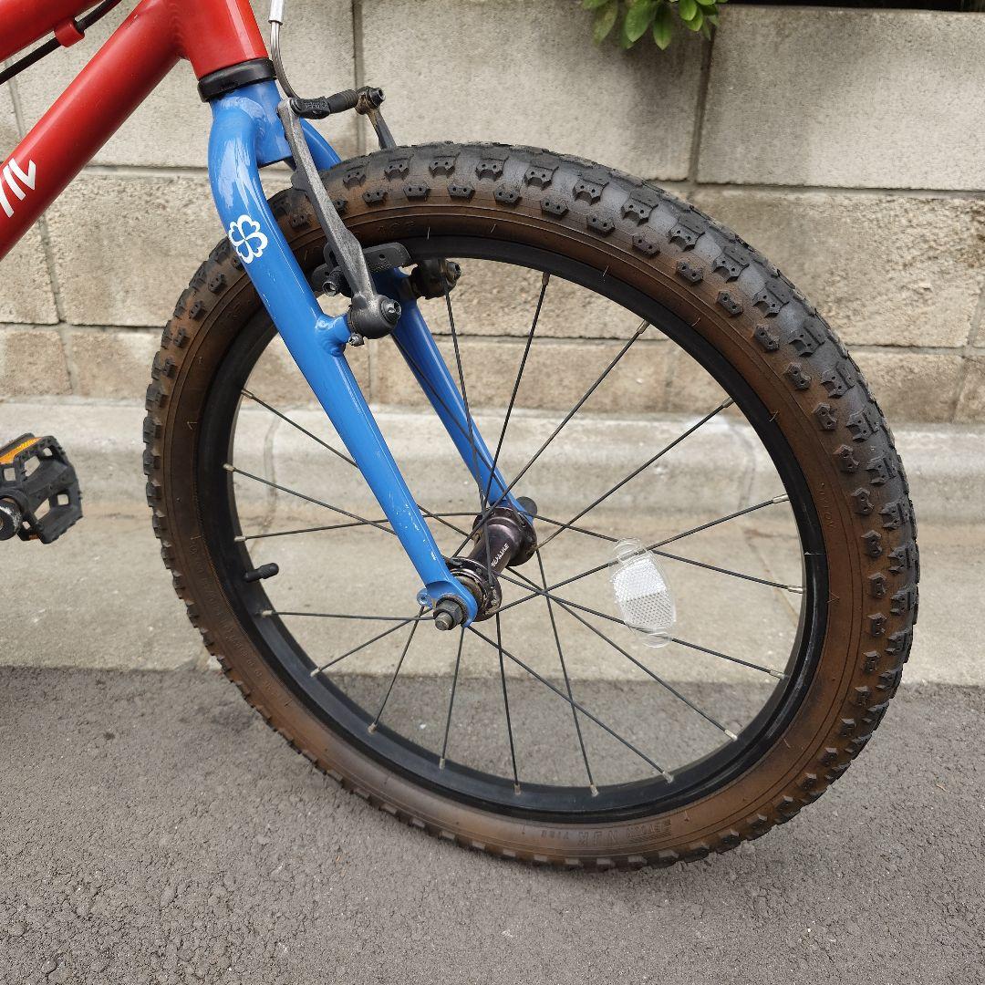 【手渡し　東京】ヨツバサイクル　20インチ　レッド