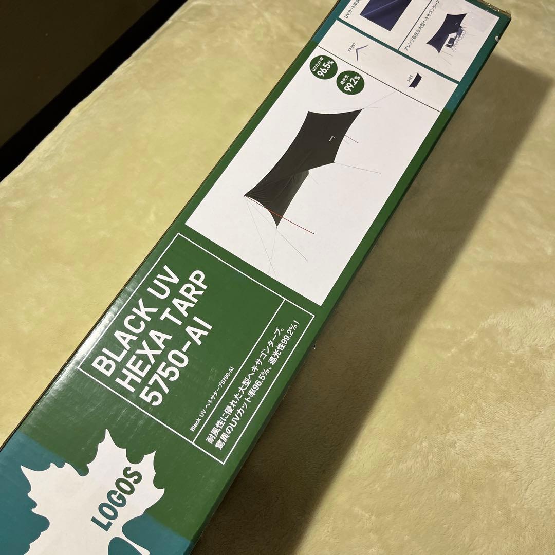 【新品未使用】ロゴス LOGOS Black UV ヘキサタープ 5750-AI