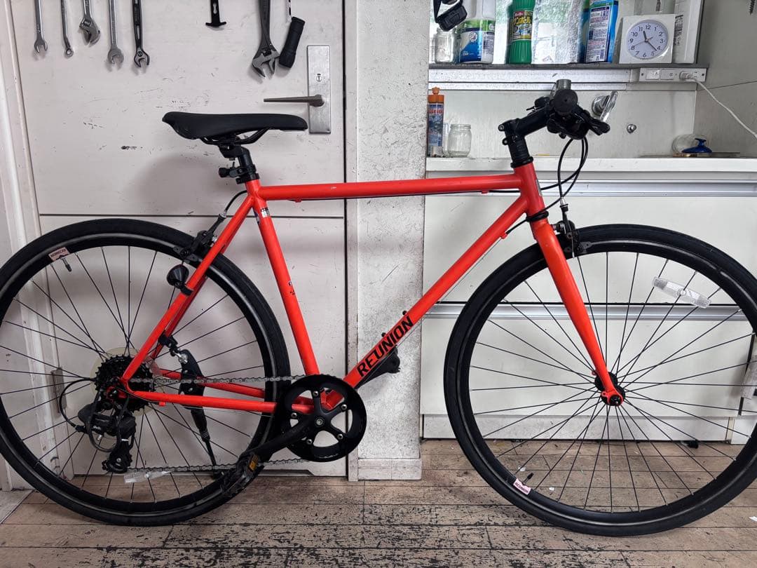 REUNION クロスバイク 700C オレンジ