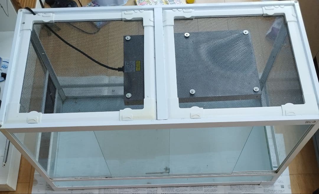 爬虫類ケージパンテオン ホワイト WH9045