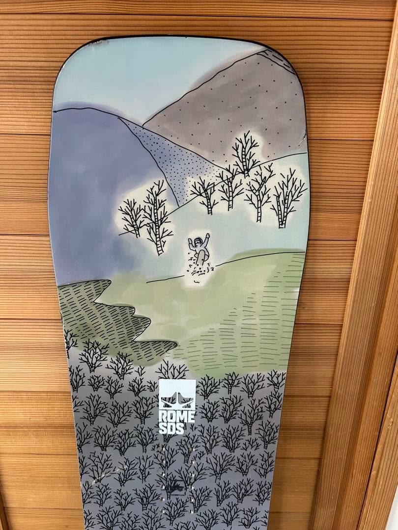 スノボ板　rome KM4K カモシカ　ravine 155