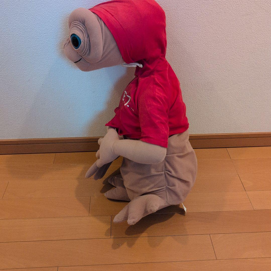【E.T】 特大 フード付きぬいぐるみ 約60cm