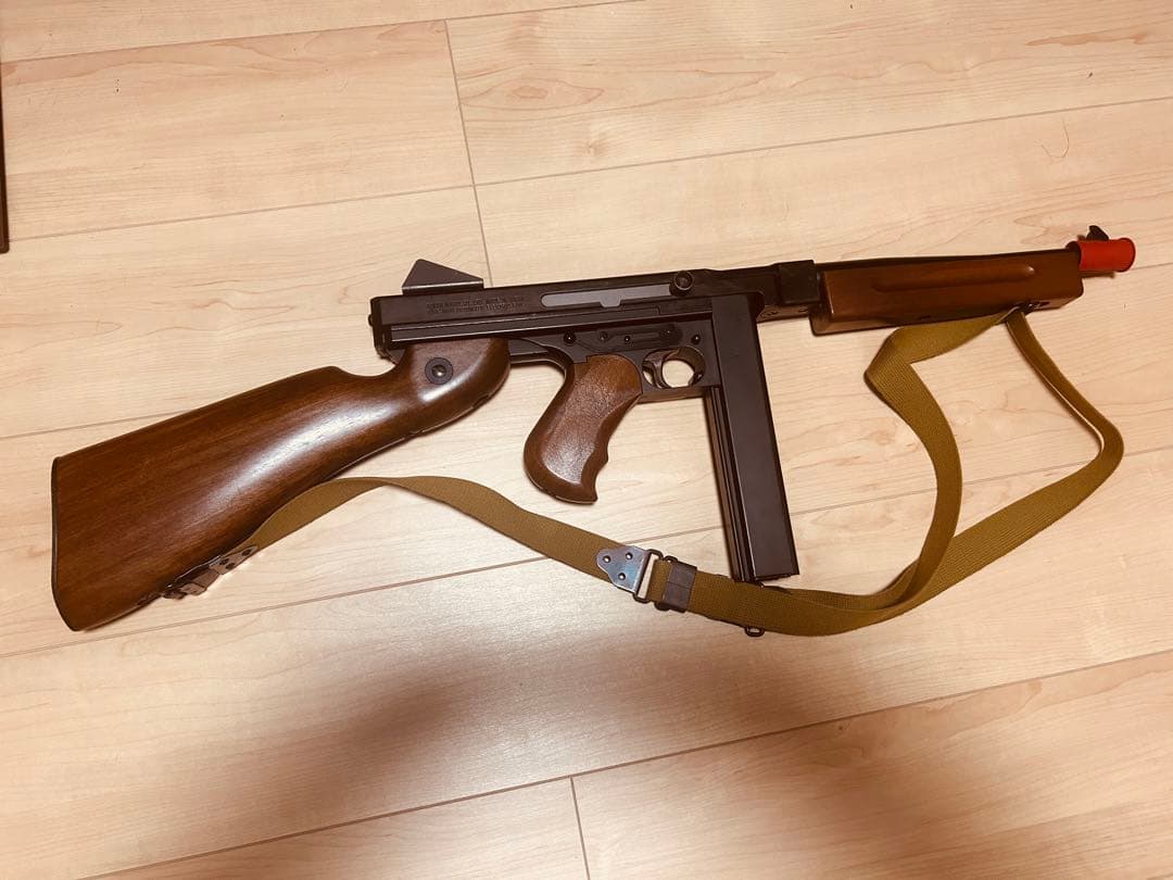 東京マルイM1A1トンプソン電動エアガン　セット、陸上自衛隊ベルト、米海兵隊帽子