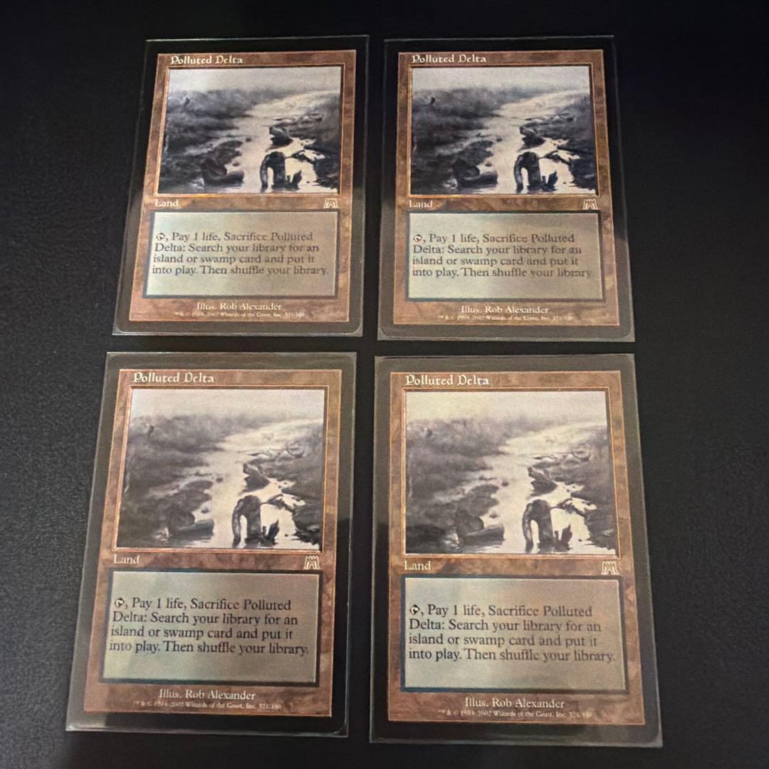 【初版・英語版】汚染された三角州【4枚セット】