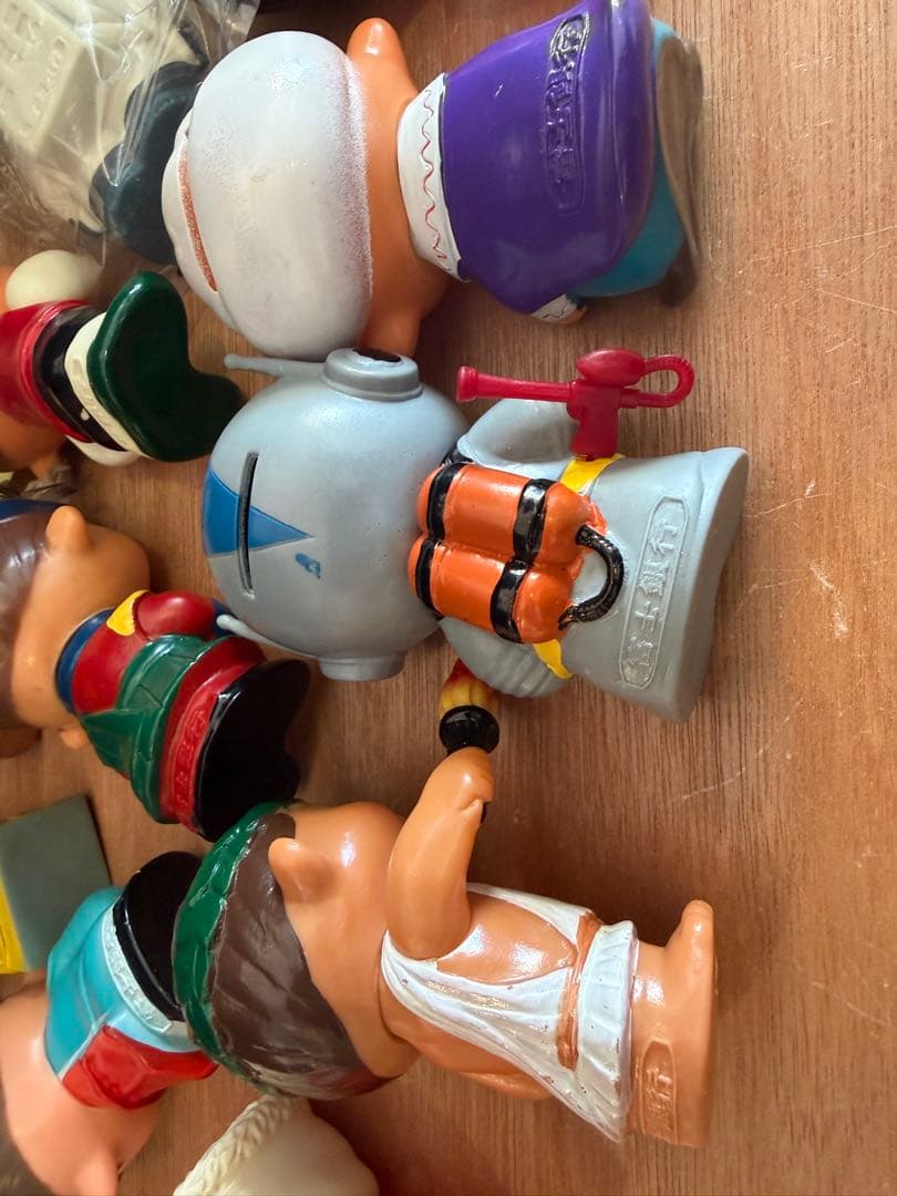 富士銀行 ノベルティ 貯金箱 まとめ 昭和レトロ ソフビ レア 大量11体