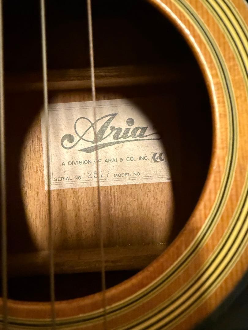 アリア　ギタースタンド付き