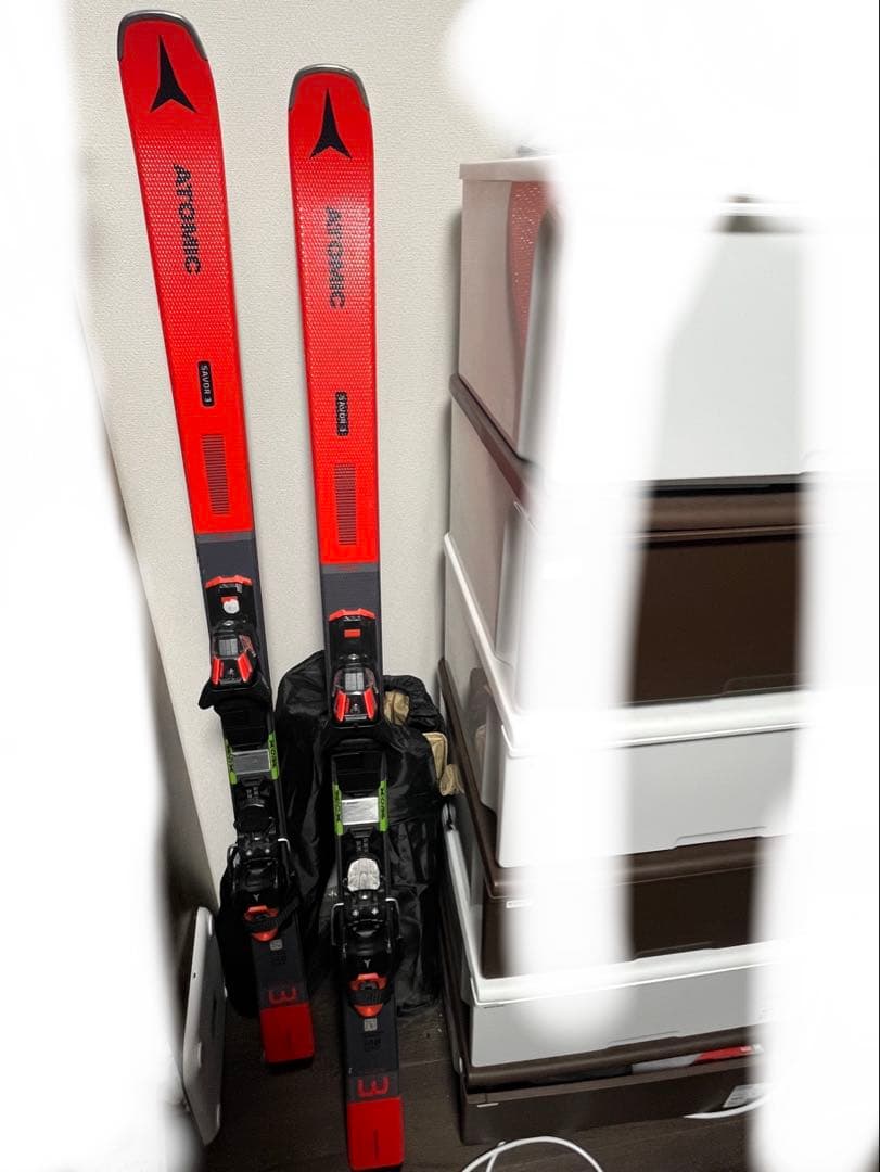 スキー板　ATOMIC Slavor3 148cm 100cmストック付