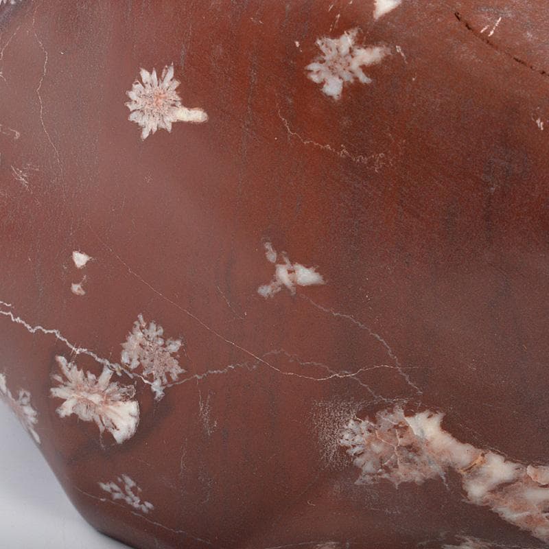 鑑賞石　天然石　赤玉石　置物　重さ約4.77㎏　N　6185