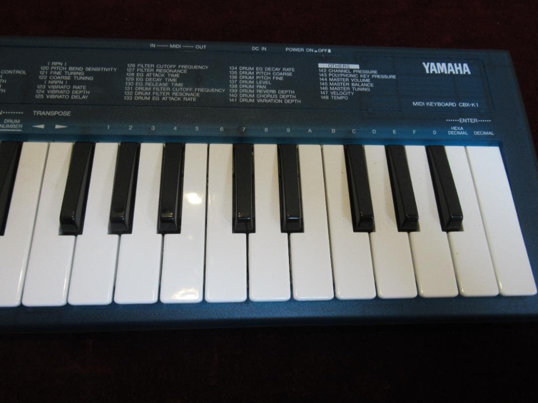 YAMAHA MIDIキーボード CBX-K1B　スケルトン