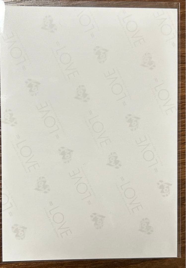 =LOVE 野口衣織 直筆 ヨリ